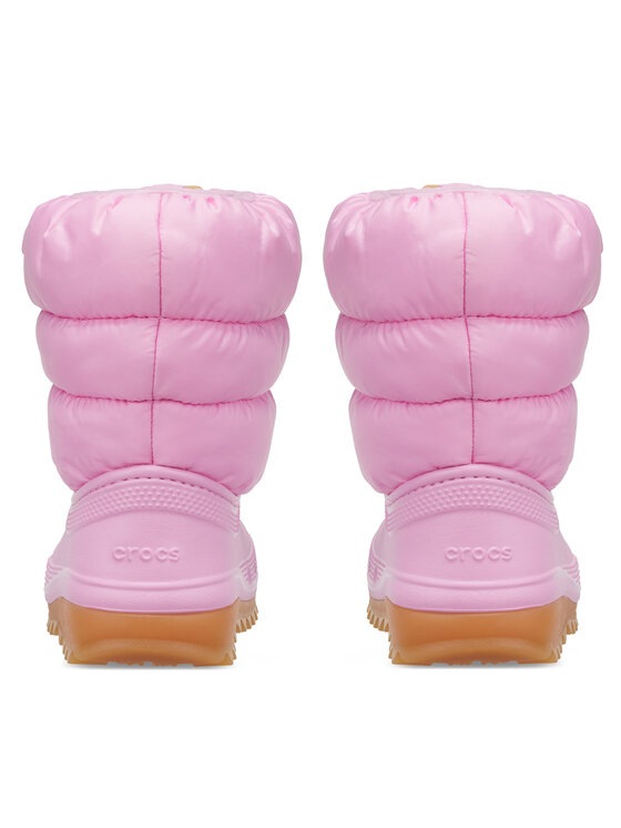 Crocs Sněhule Crocs Classic Neo Puff Boot K 207684 Růžová