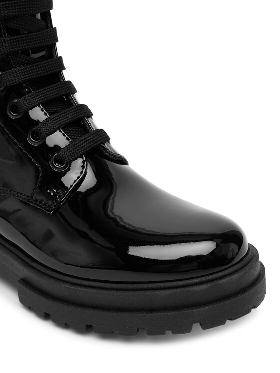 Tommy Hilfiger Pohodni čevlji Tommy Hilfiger Lace-Up Bootie T4A5-34025-0775 S Črna