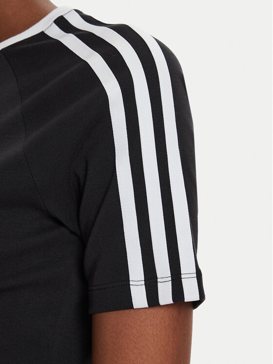 adidas adidas Majica 3-Stripes Baby IU2532 Črna Slim Fit