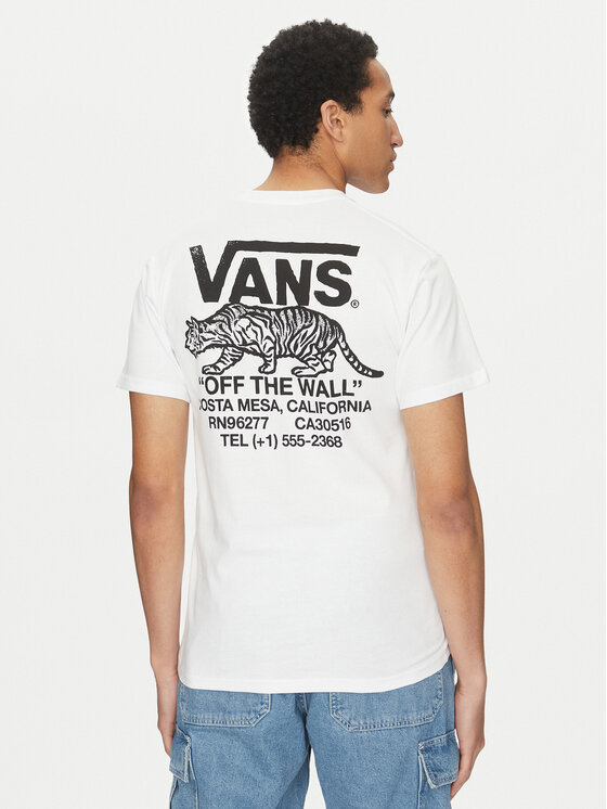 Vans Vans Camiseta Sneaky VN000M3Y Blanco Regular Fit