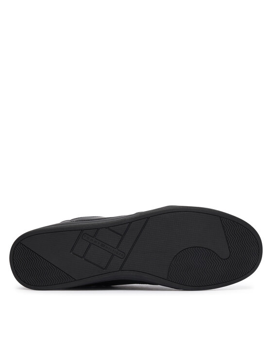 Tommy Hilfiger Sneakers Tommy Hilfiger Low Pro Cupsole Perf Leather FM0FM05944 Nero