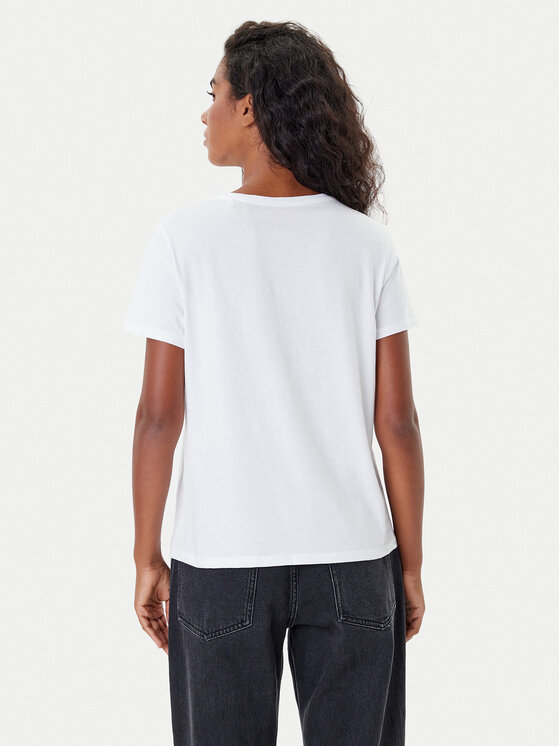 Mustang Mustang Camiseta Alma 1016748 Blanco Regular Fit