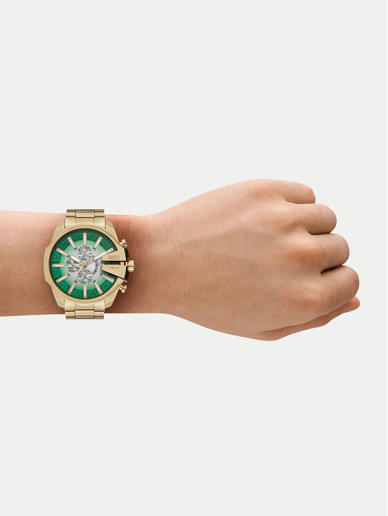 Diesel Годинник Diesel Mega Chief Slim DZ4684 Золотий