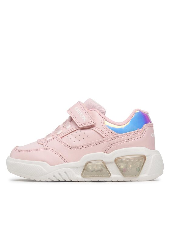 Geox Sneakers J Illuminus Girl J35HPA0BUASC0761 S Weiß