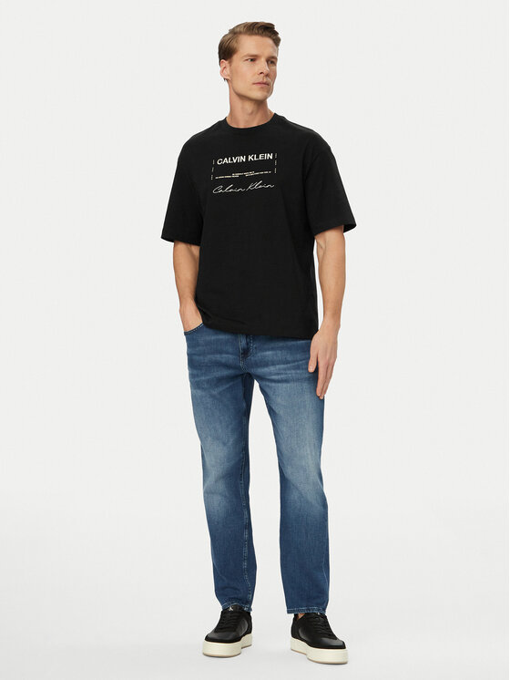 Calvin Klein Jeans Calvin Klein Jeans Camiseta LV04RE827G Negro Regular Fit