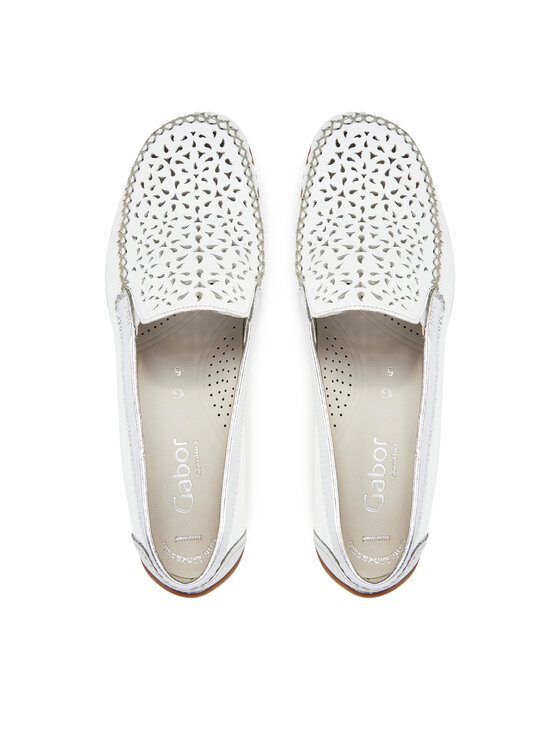 Gabor Mokasíny Gabor 66.094.51 Bílá