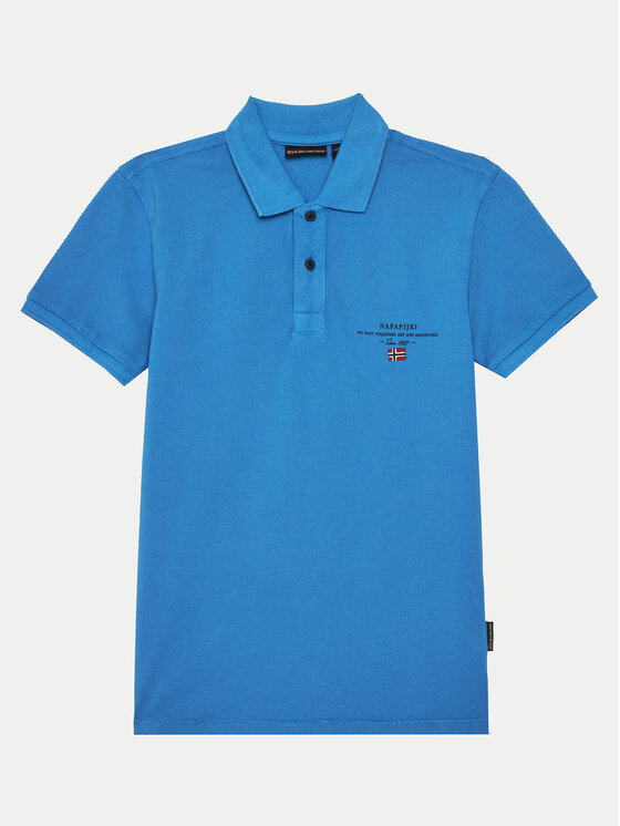 Napapijri Napapijri Поло Elbas 5 NP0A4G4NB2W1 D Голубий Regular Fit