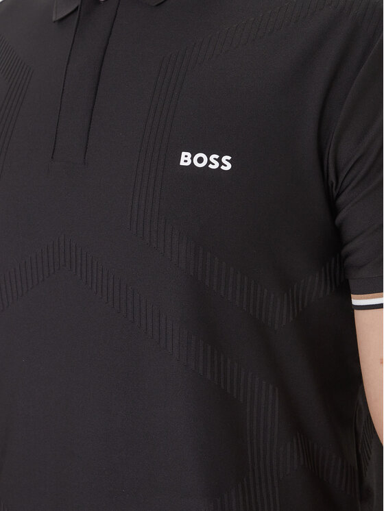 BOSS BOSS Polo Chip Hexa 50554561 Negro Regular Fit