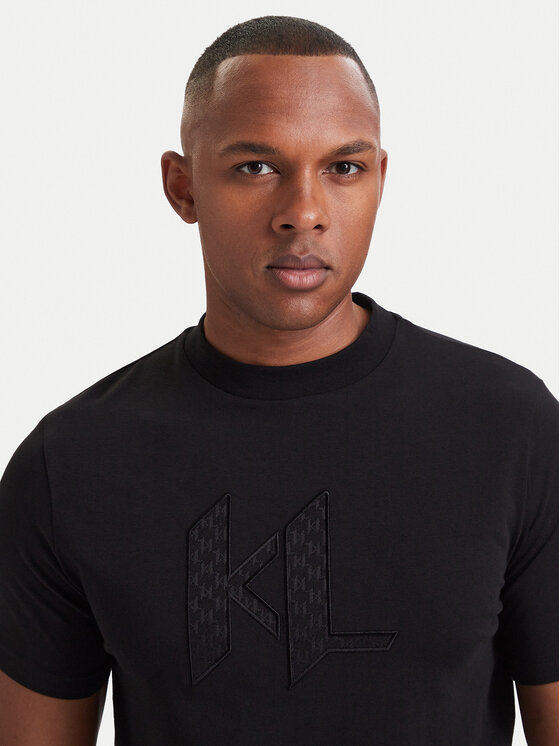 KARL LAGERFELD KARL LAGERFELD Camiseta 755047 564235 Negro Regular Fit