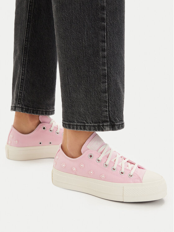 Converse Кеди Converse Chuck Taylor All Star Lift Platform Beads A16108C Рожевий
