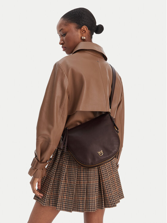 Rankinė PINKO Hobo Zip Around Mini Ai 25-26 PLTT 105332 A0QO Vyšninė ...