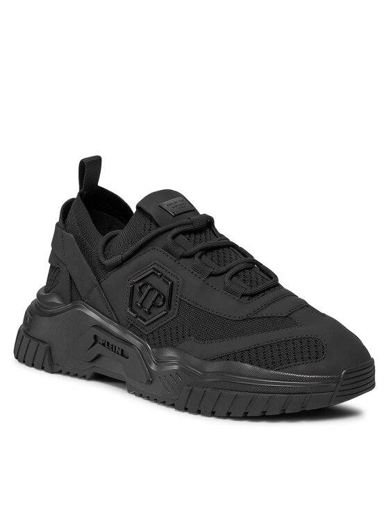PHILIPP PLEIN Сникърси PHILIPP PLEIN Runner Hexagon FACS USC0399 PTE003N Черен