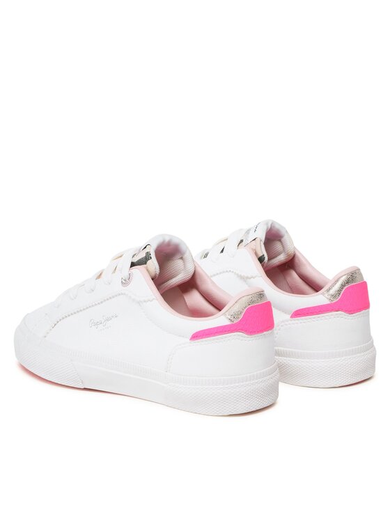 Pepe Jeans Кросівки Pepe Jeans Kenton Basic Girl PGS30549 Білий