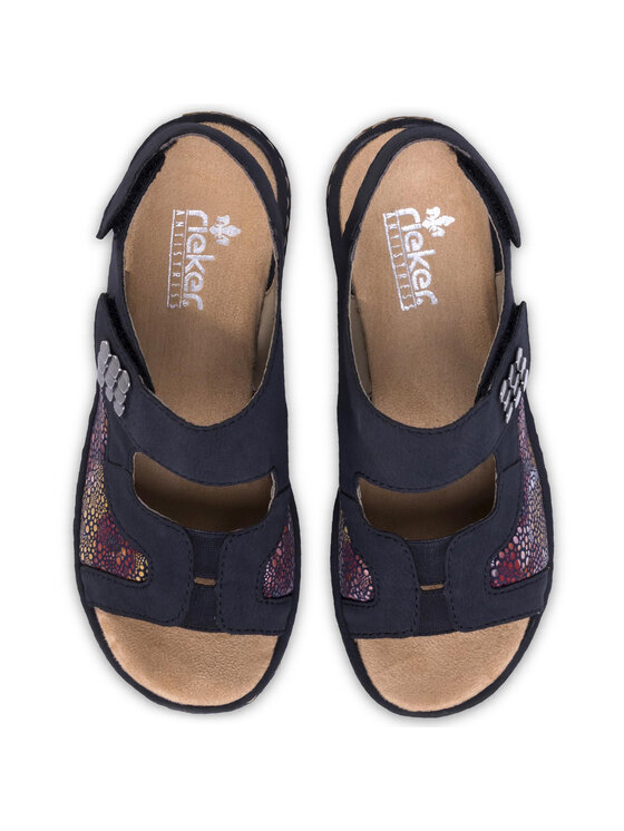 Rieker Sandales Rieker 65989-14 Tumši zils