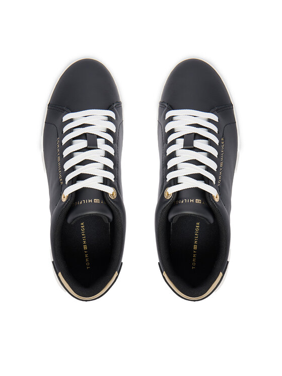 Tommy Hilfiger Сникърси Tommy Hilfiger Essential Chic Court Sneaker FW0FW09019 Черен