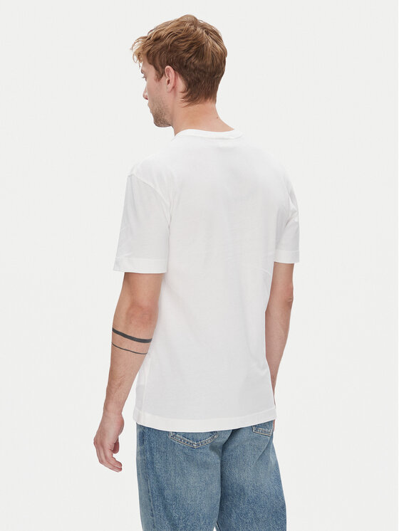Calvin Klein Calvin Klein Marškinėliai K10K112749 Balta Comfort Fit