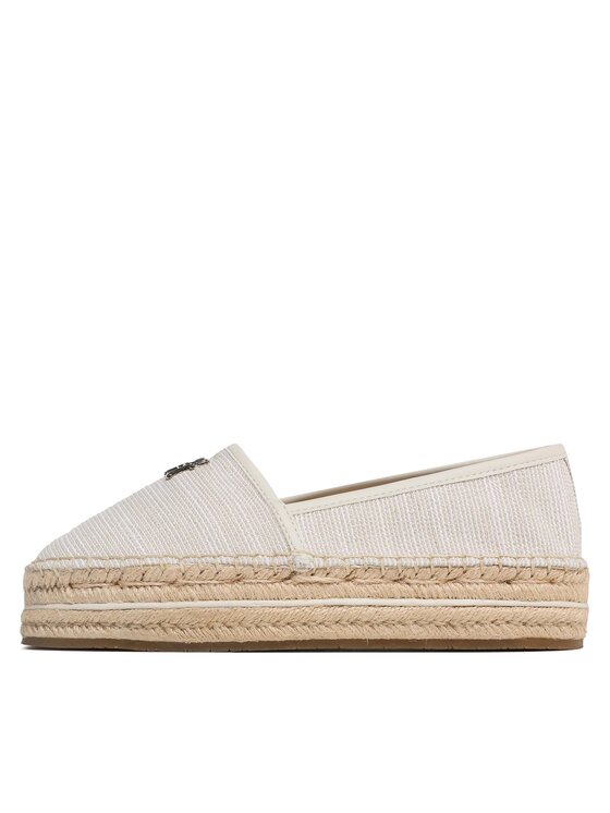 Tommy Hilfiger Espadrilky Tommy Hilfiger Th Woven Espadrille FW0FW07343 Béžová