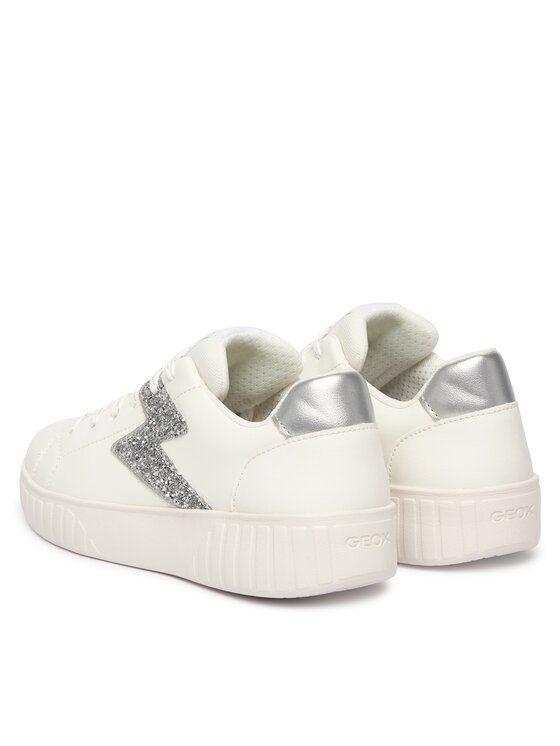Geox Laisvalaikio batai Geox J Mikiroshi Girl J45DVA 054EW C0007 D Balta