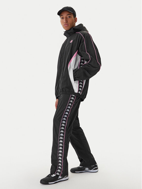 Kappa Kappa Rompevientos Banda Silas 37222WW Negro Comfort Fit