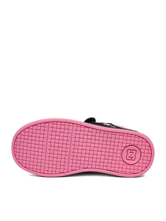 DC Shoes Снікерcи DC Shoes EO-COURT GRAFFIK ELASTIC TODDLER DC02547003 Чорний