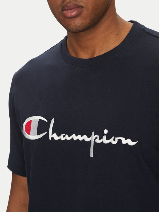 Champion Champion Marškinėliai 221621 Tamsiai mėlyna Standard Fit