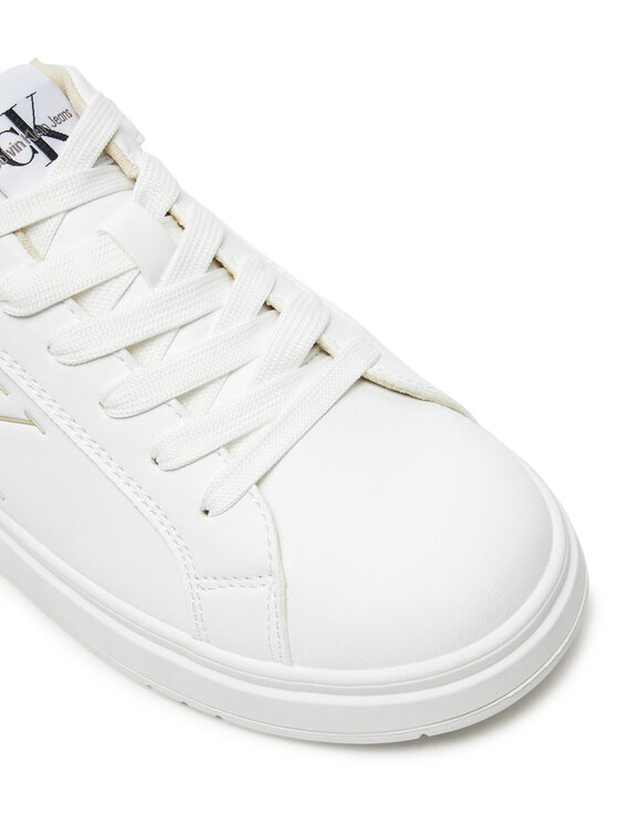 Calvin Klein Jeans Sneakers Calvin Klein Jeans Low Cut Lace-Up Sneaker V3X9-81058-1464 S Bianco