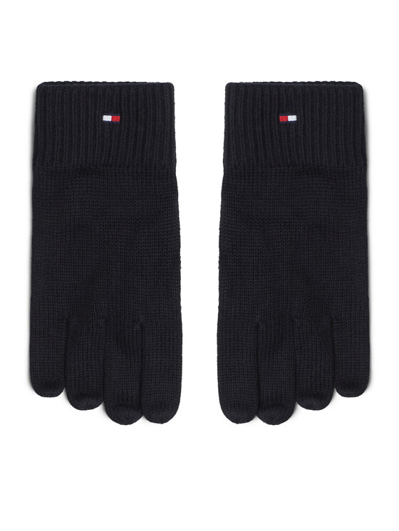 Tommy Hilfiger Мъжки ръкавици Tommy Hilfiger Essentials AM0AM12845 Черен