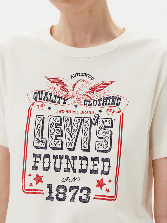 Levi's® Levi's® T-shirt A8802-0041 Bianco Standard Fit