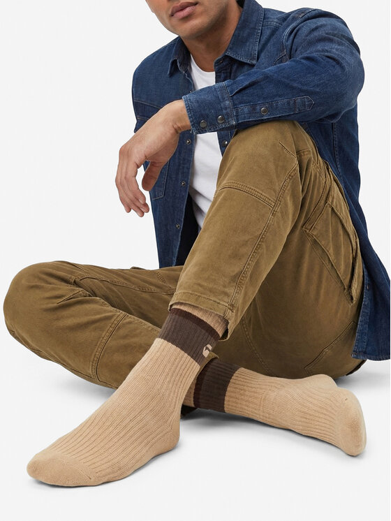 G-Star Raw Garās zeķes G-Star Raw CEO_LA_G-STAR_20258_Z_AW25 (3-PACK) Daudzkrāsains