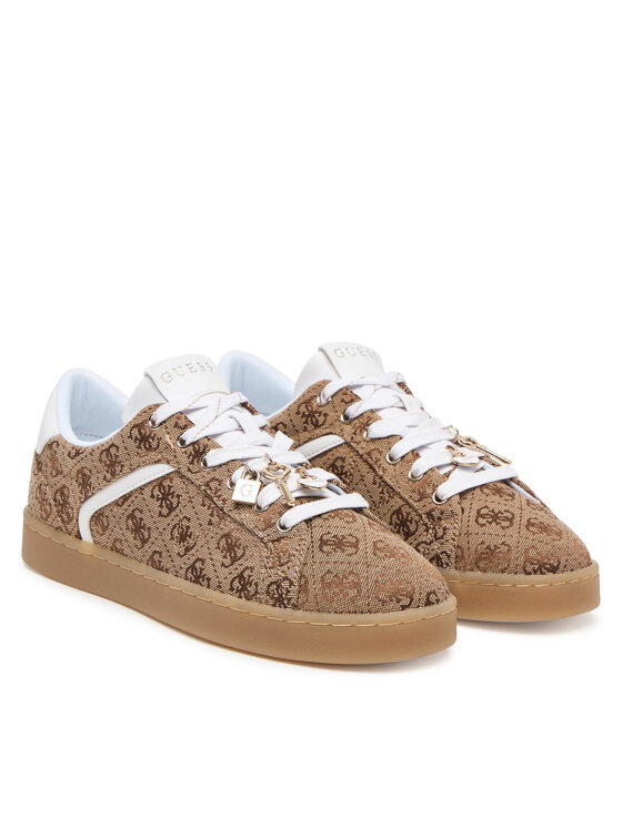 Guess Sneakersy Guess FLFJAR FAL12 Brązowy