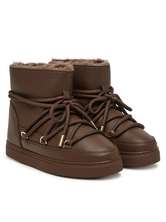 Inuikii Śniegowce Inuikii Full Leather 1001.003.0252.152 Brązowy ciemny