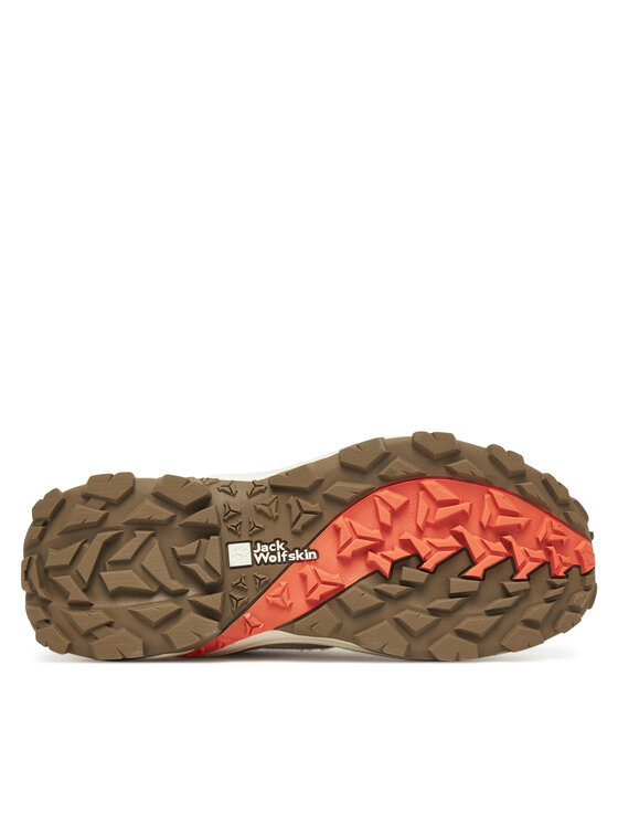Jack Wolfskin Trekingová obuv Jack Wolfskin Vojo Tour Texapore Low A62069 Béžová