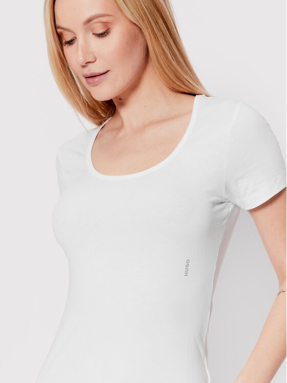 HUGO HUGO Комплект футболок Twin 50469660 Білий Regular Fit
