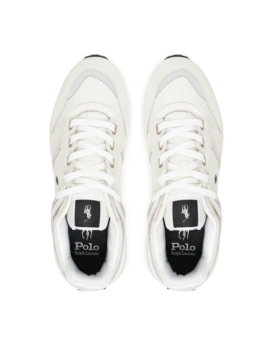 Polo Ralph Lauren Снікерcи Polo Ralph Lauren Train 89 V2 Suede-Paneled Sneaker 809973974001 Білий