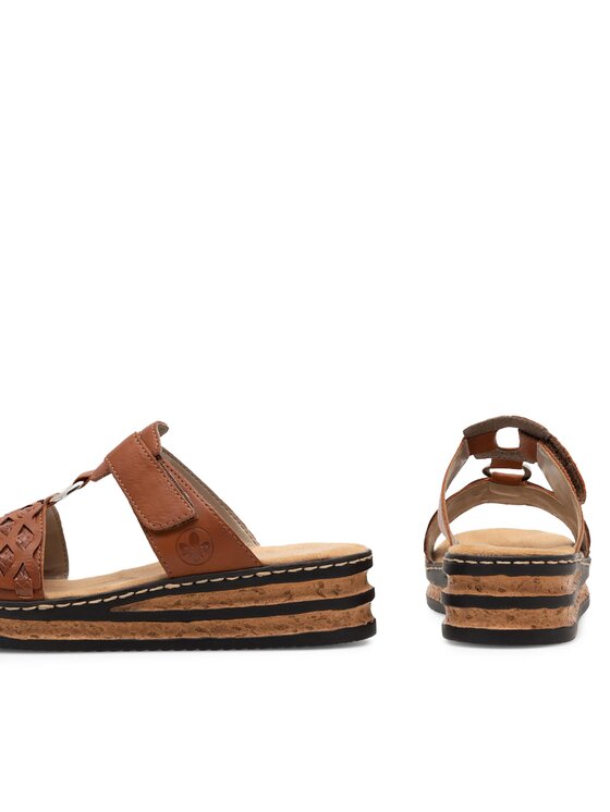 Rieker Nazouváky Rieker 629K9-24 Hnědá
