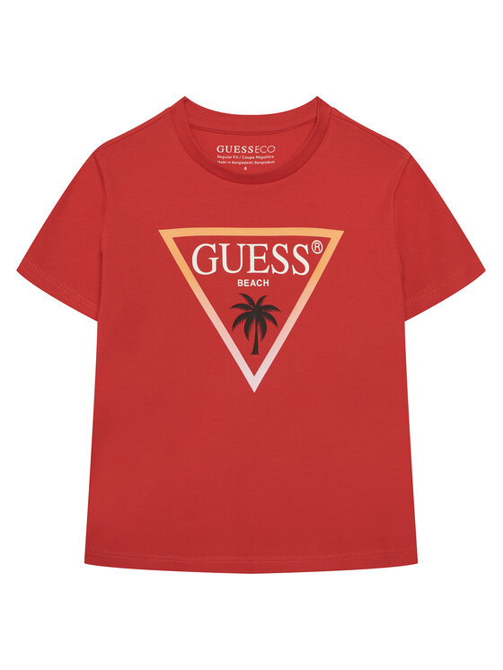 Guess Guess Camiseta L6GI27 J1314 Rojo Regular Fit