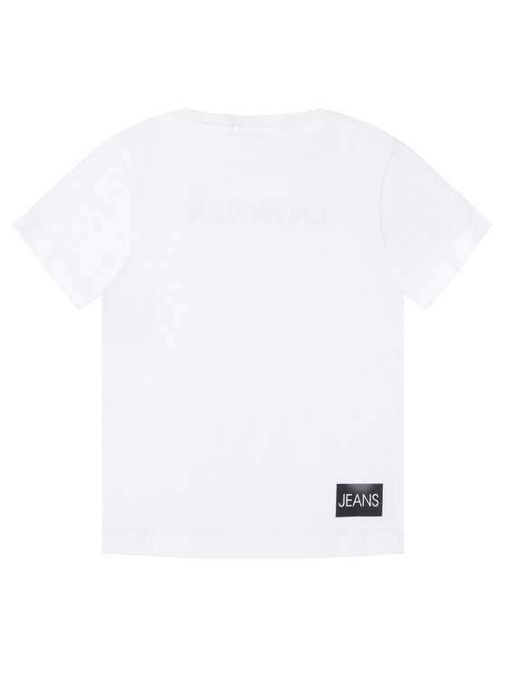 Calvin Klein Jeans Calvin Klein Jeans T-Shirt Institutional SS IB0IB00347 Λευκό Regular Fit
