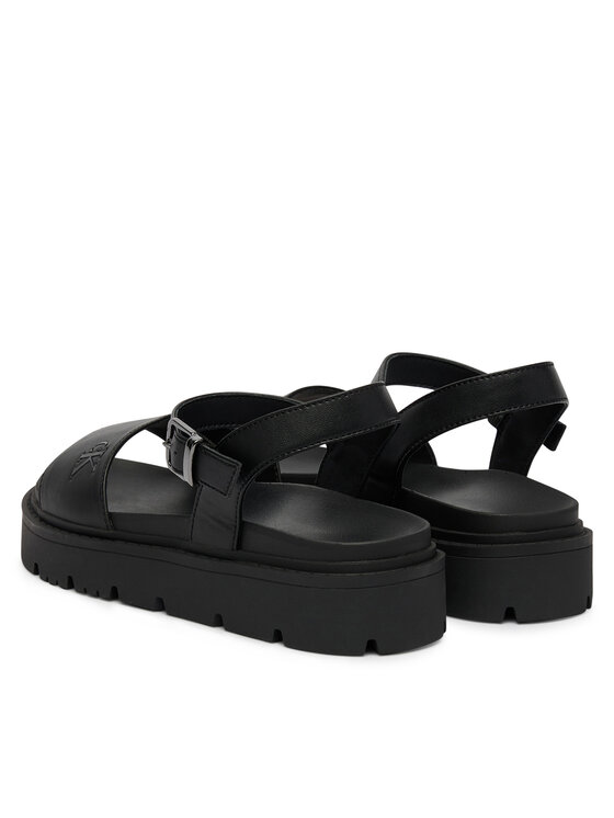 Calvin Klein Basutės Calvin Klein Velcro Sandal V3A2-83255-0326 Juoda