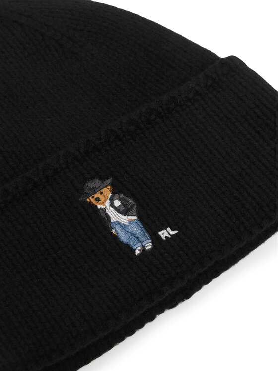 Polo Ralph Lauren Czapka Polo Ralph Lauren 455P23854001 Czarny