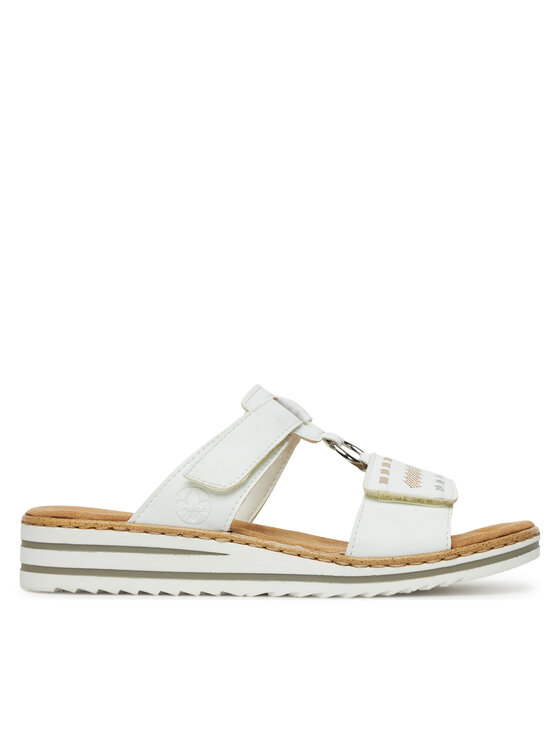 Rieker Nazouváky Rieker V0636-80 Bílá