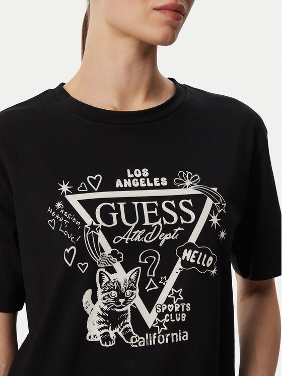 Guess Guess Camiseta V6YI13 K4301 Negro Regular Fit