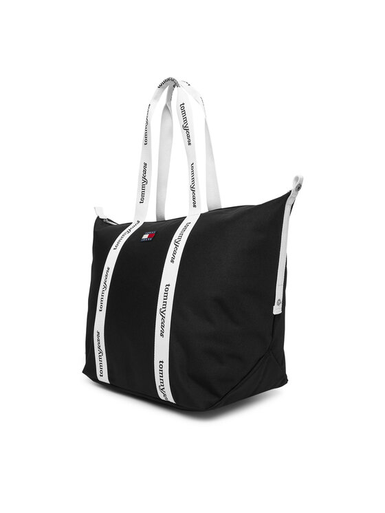 Tommy Jeans Rankinė Tommy Jeans Tjw Ess Daily Tote AW0AW18461 Juoda