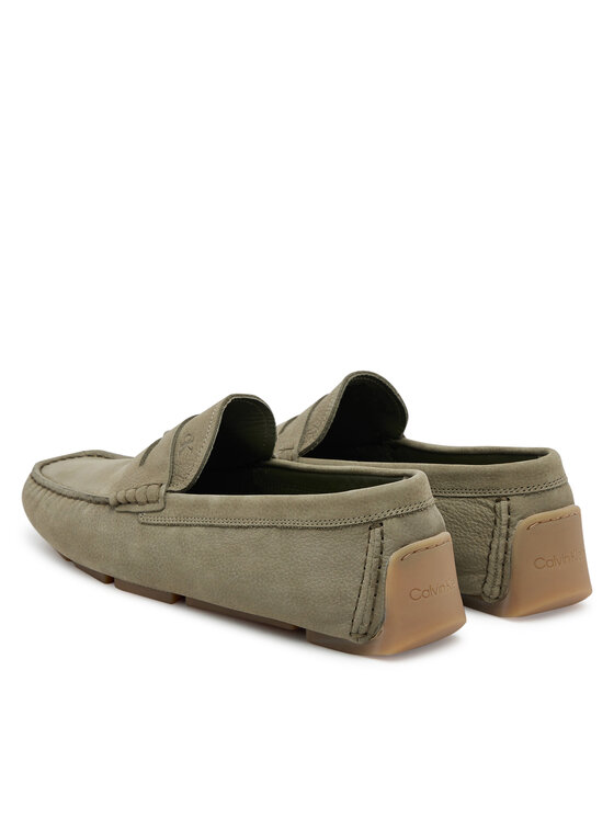 Calvin Klein Mokasinai Calvin Klein Driver Penny Nu HM0HM01866 Žalia