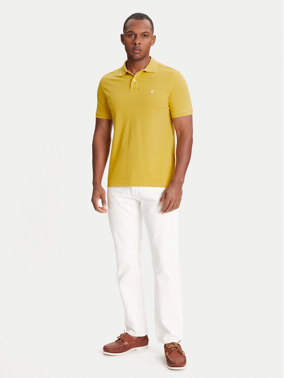 United Colors Of Benetton United Colors Of Benetton Поло 3089J3179 Жовтий Regular Fit