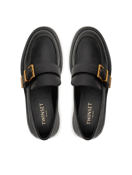 TWINSET Loafers TWINSET Mocassino 242TCP044 Negru