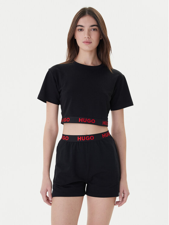 HUGO Hugo Футболка Logo 50520497 Чорний Relaxed Fit