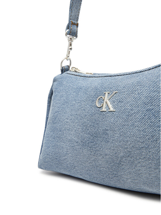 Calvin Klein Torebka Calvin Klein Denim Layla Shoulder Bag Sm LV04F3222G Niebieski