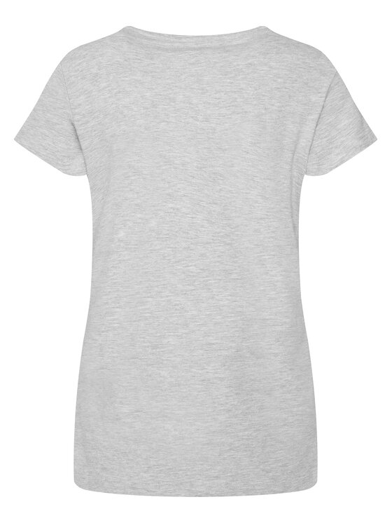 4F 4F T-shirt 4FAW23TTSHF0906 Grigio Slim Fit