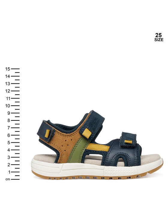 Geox Basutės Geox J Sandal Alben Boy J35AVA 01522 CF42Q M Tamsiai mėlyna
