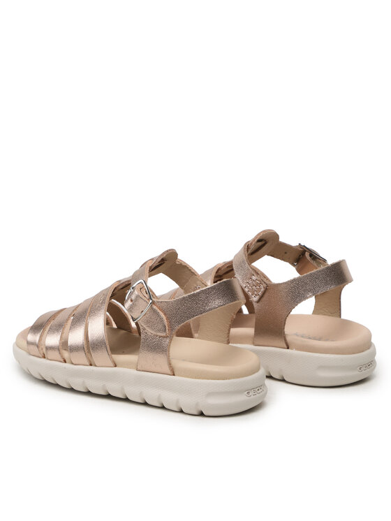 Geox Sandały Geox J Sandal Soleima Gir J35GSB000CFC7018 M Złoty